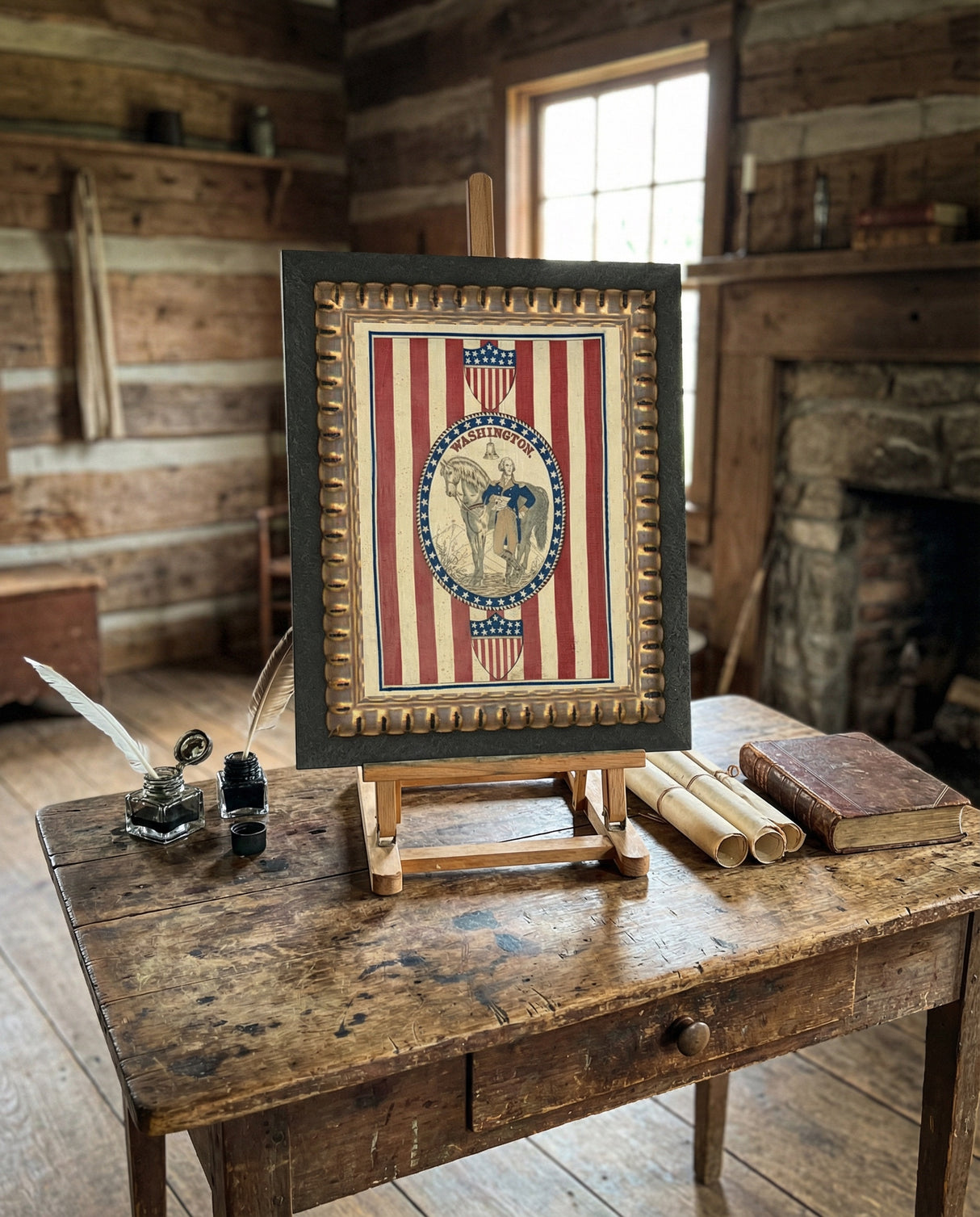 George Washington Banner Wall Art