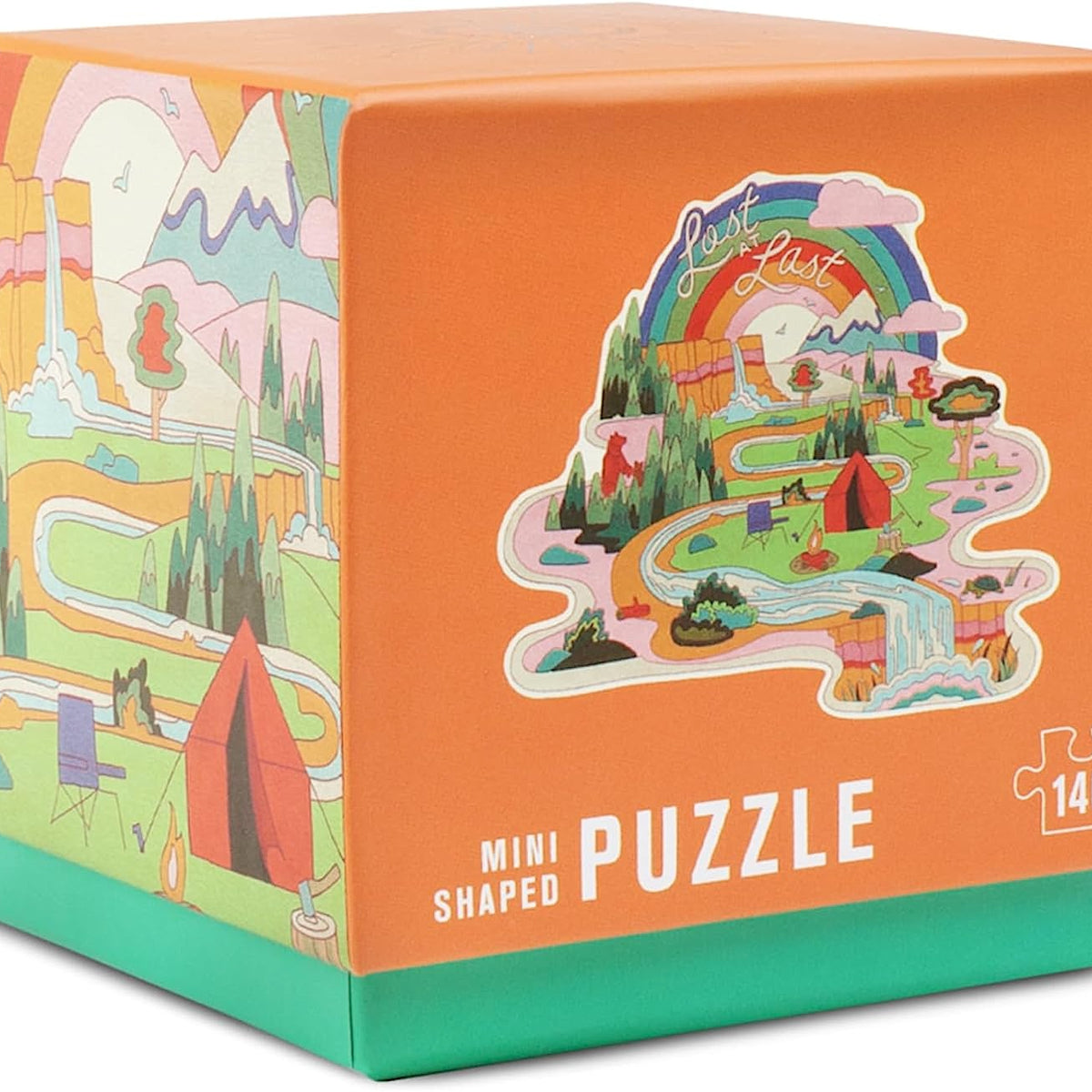 Lost at Light Mini Shaped Jigsaw Puzzle – Rust & Cinder