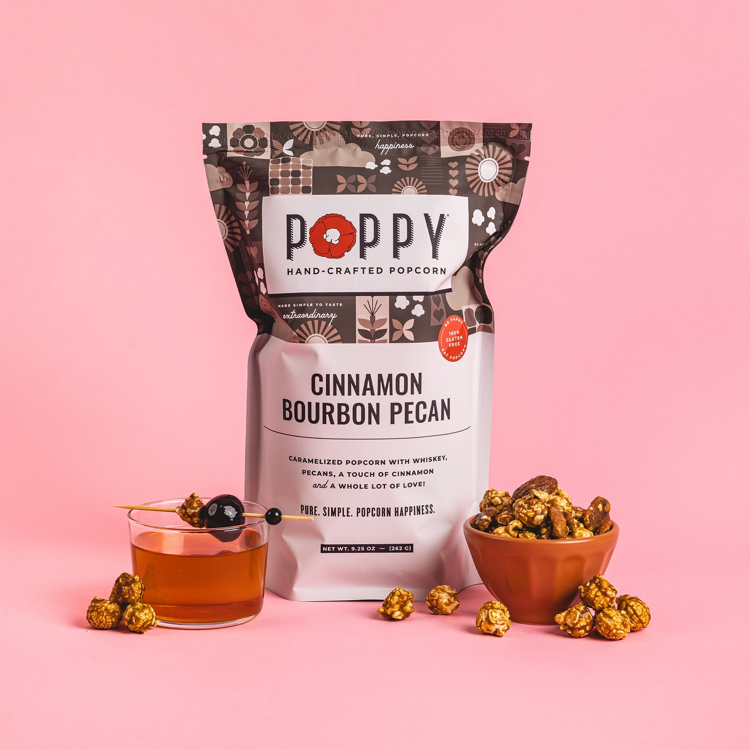 Cinnamon Bourbon Pecan Flavor | Poppy Hand-Crafted Popcorn