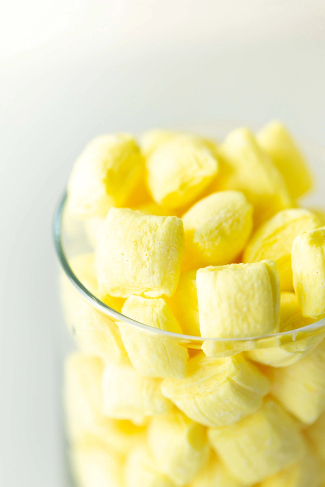 Soft Yellow Buttermint Puffs | Old School Brand