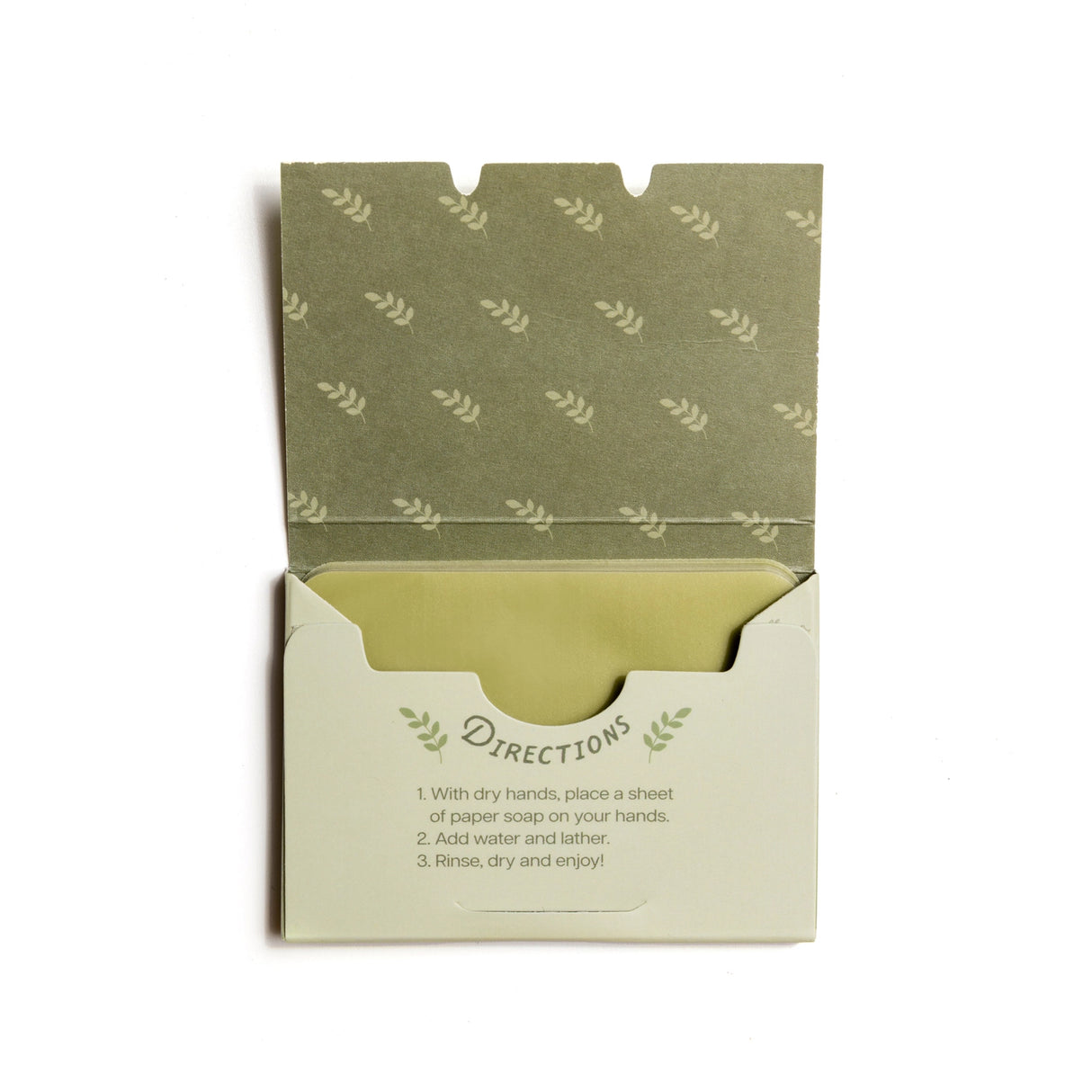 Olive Oil Paper Soap Travel Sheets
