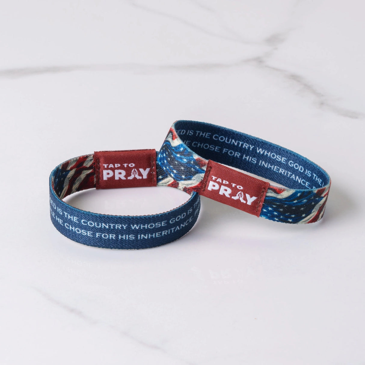 American Patriot Tap to Pray Wristband