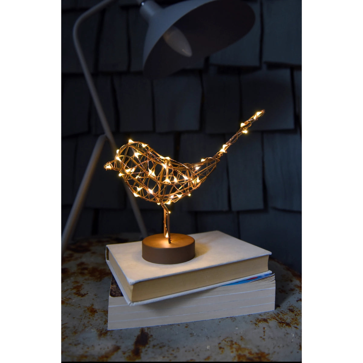 Robin Bird Wire LED Table Light