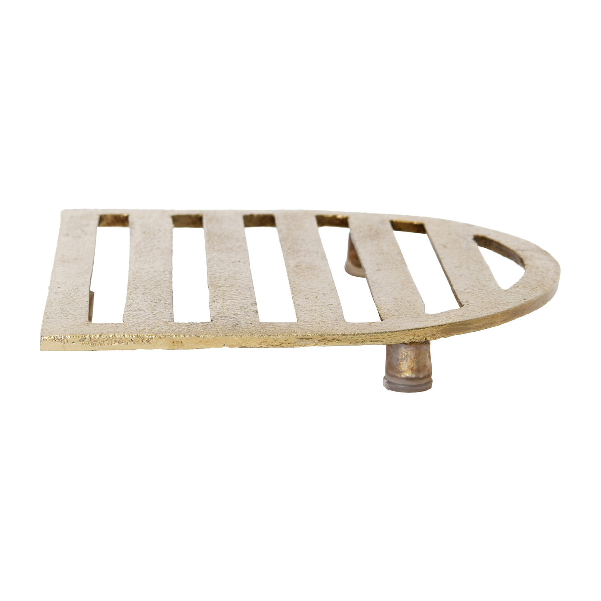 Gold Finish Cast Aluminum Arched Trivet