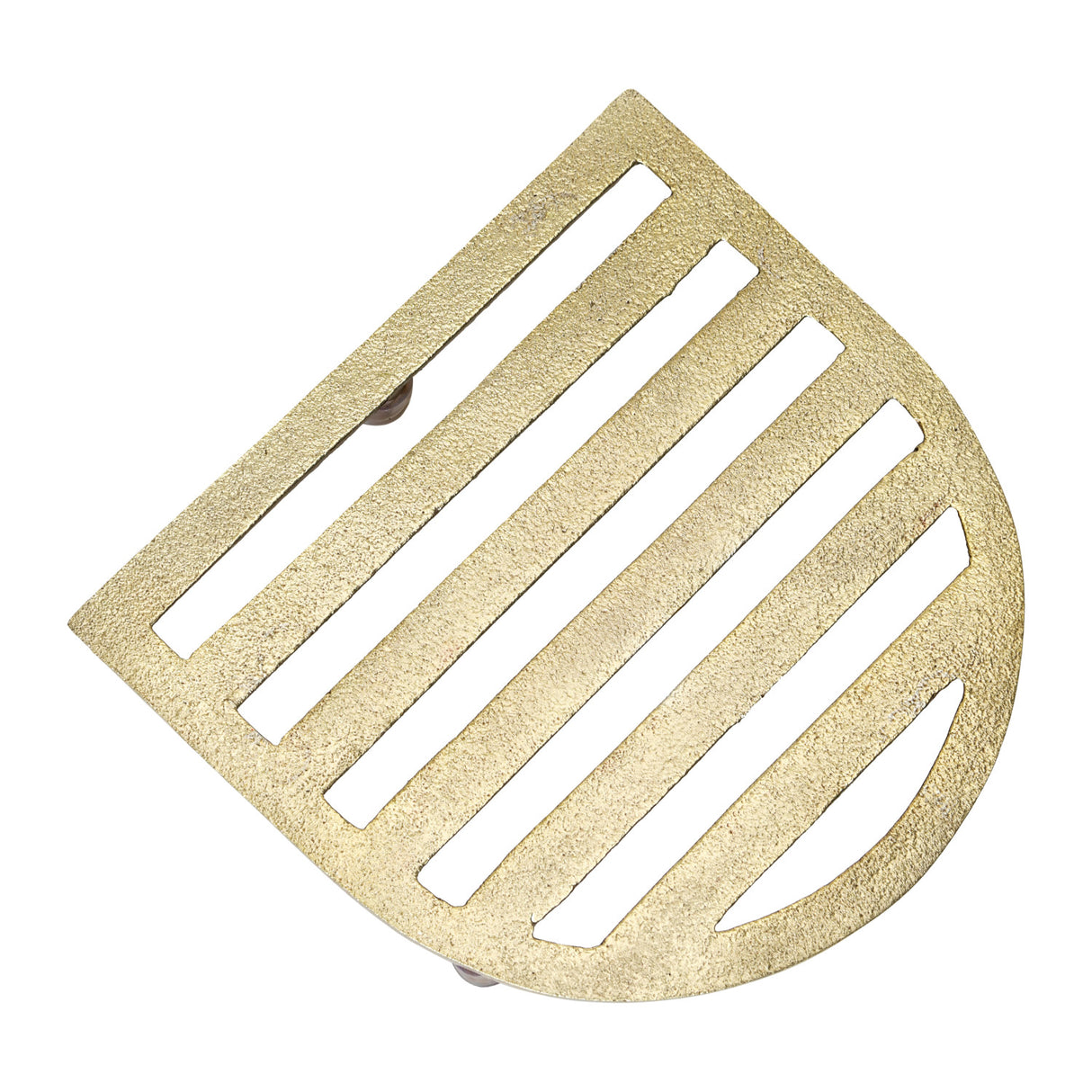 Gold Finish Cast Aluminum Arched Trivet