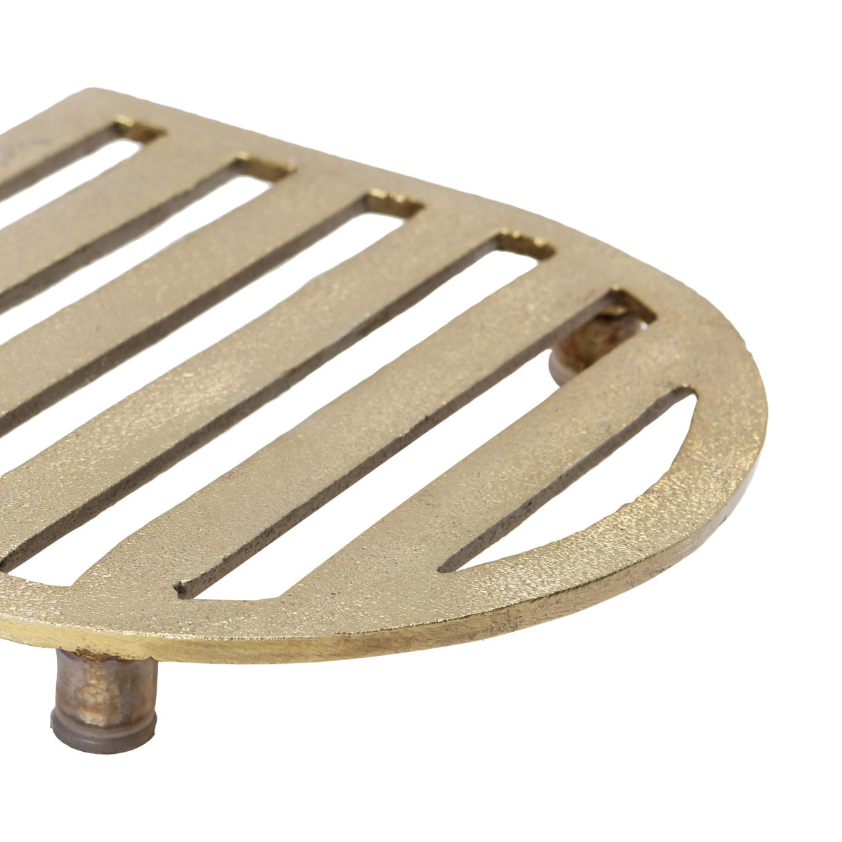 Gold Finish Cast Aluminum Arched Trivet