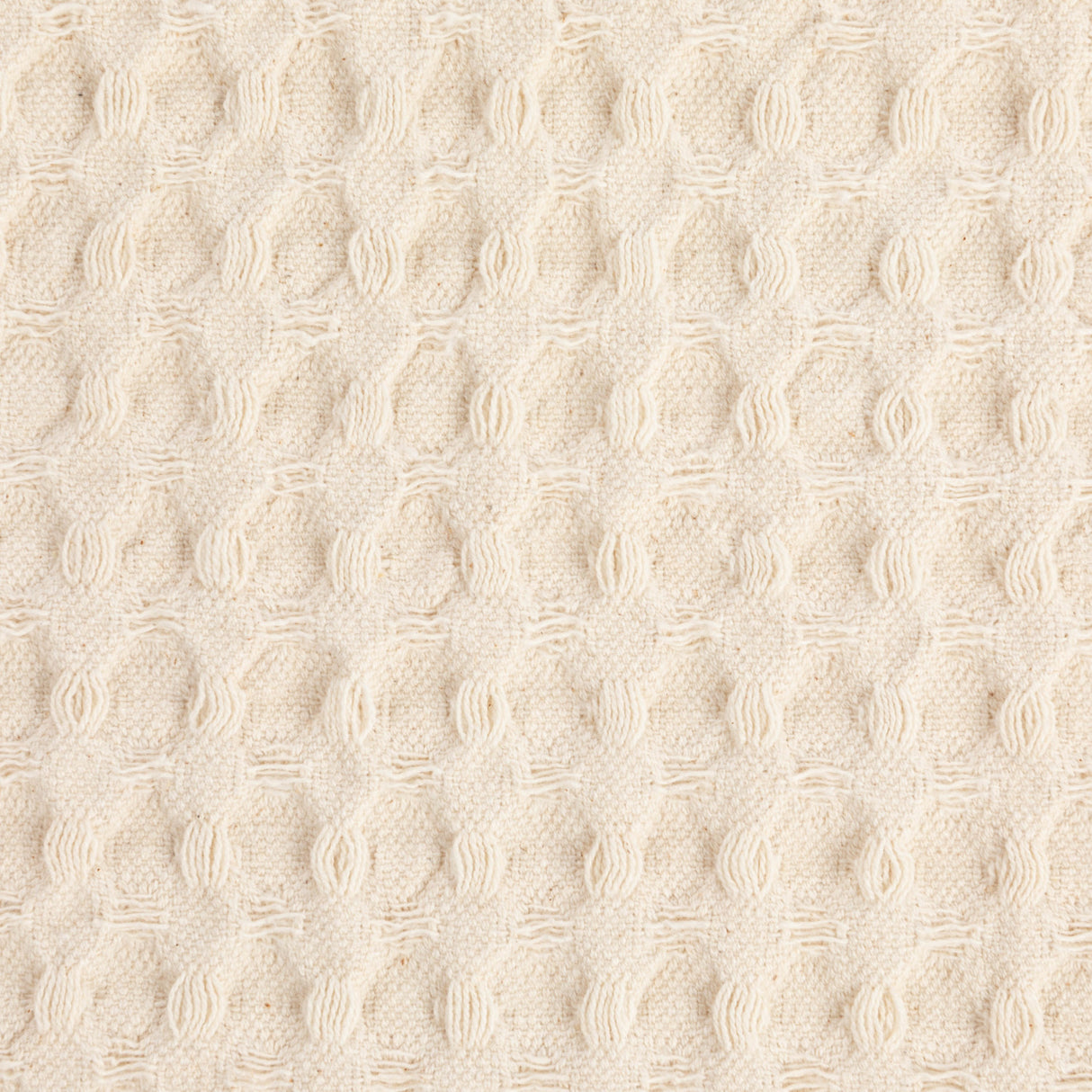 Natural Cream Stonewashed Waffle Weave Kitchen Tea Towel
