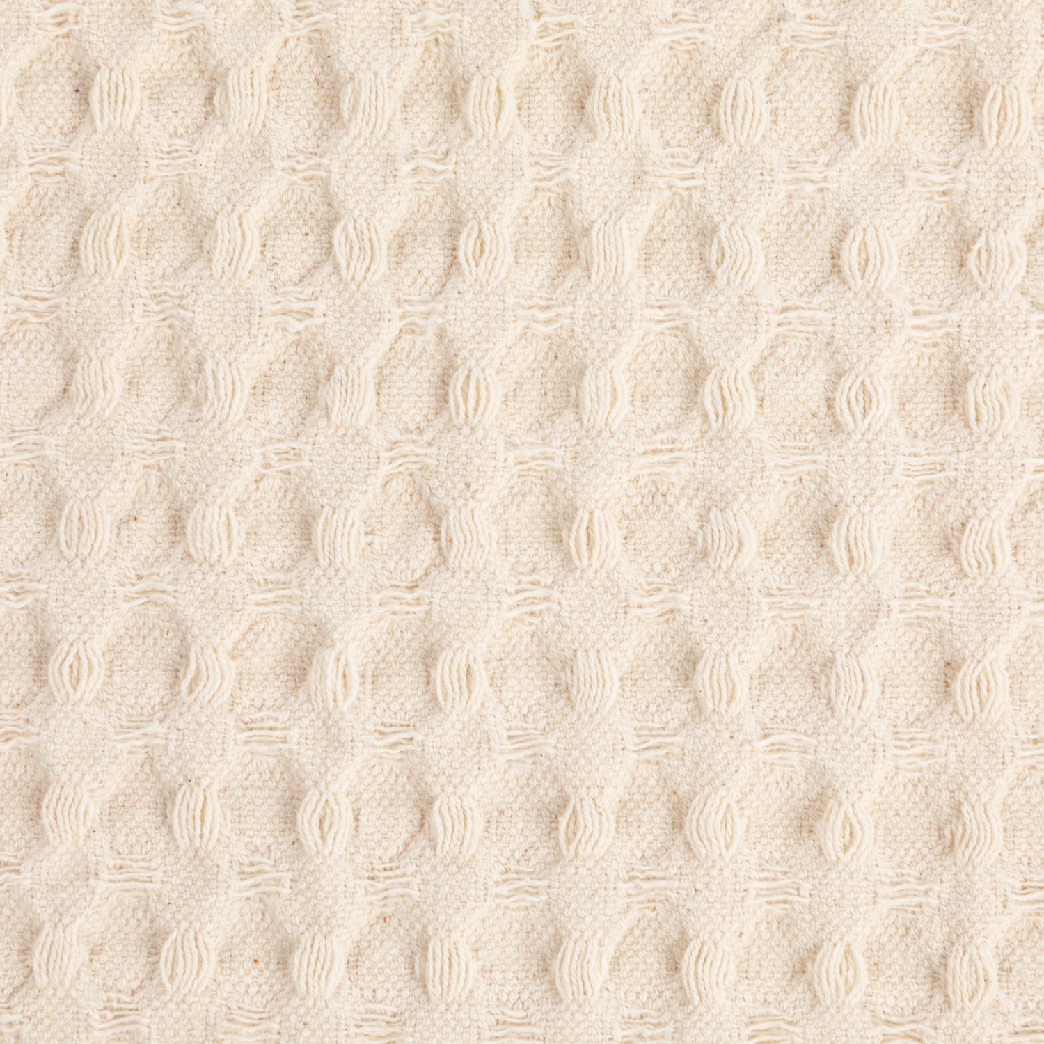 Natural Cream Stonewashed Waffle Weave Kitchen Tea Towel