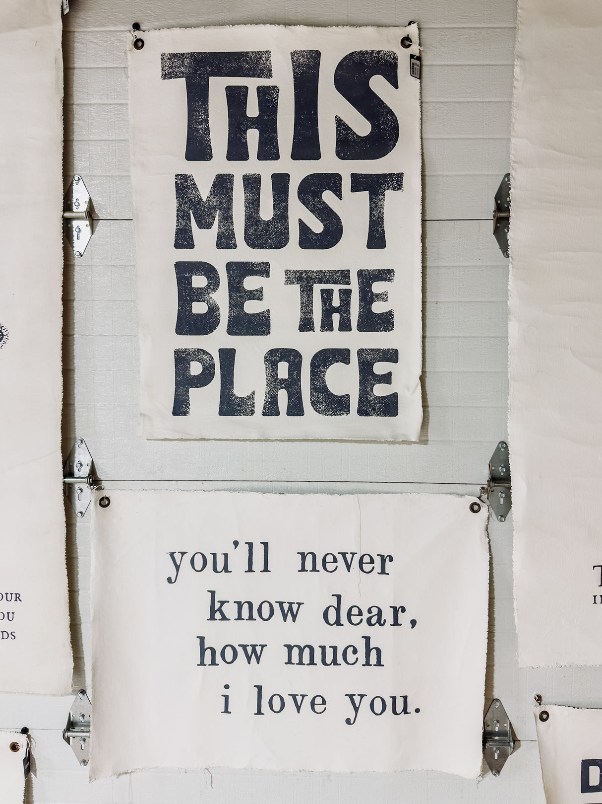This Must Be The Place Painted Wall Tarp