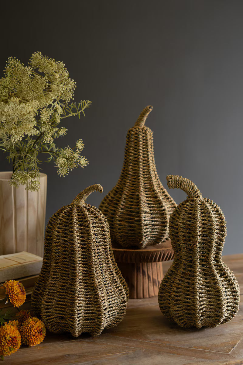 Woven Vine Seagrass Gourd | 3 Styles