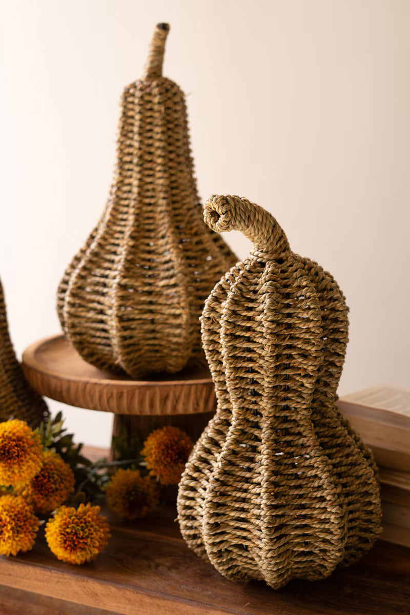 Woven Vine Seagrass Gourd | 3 Styles