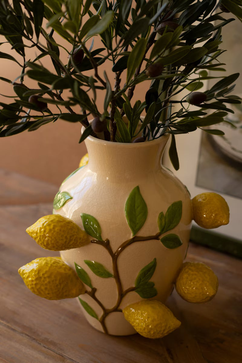 Lemon Grove Ceramic Vase