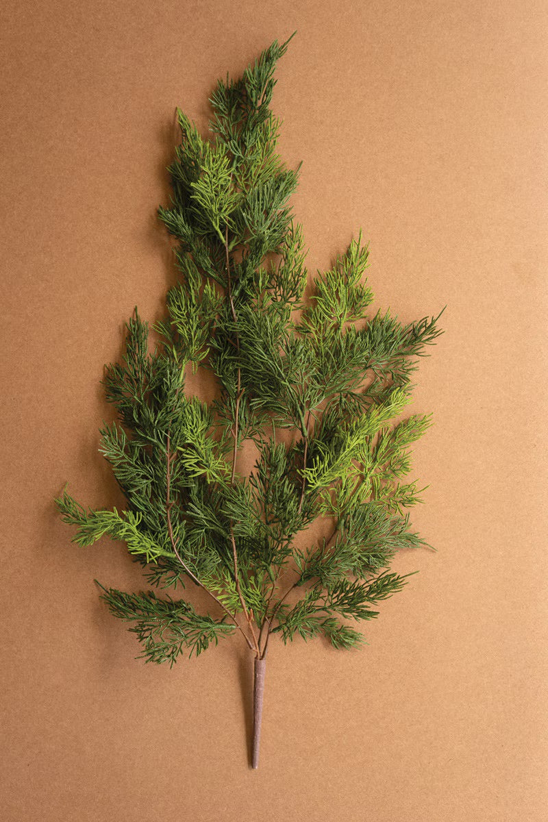 Artificial Cedar Spray Stem