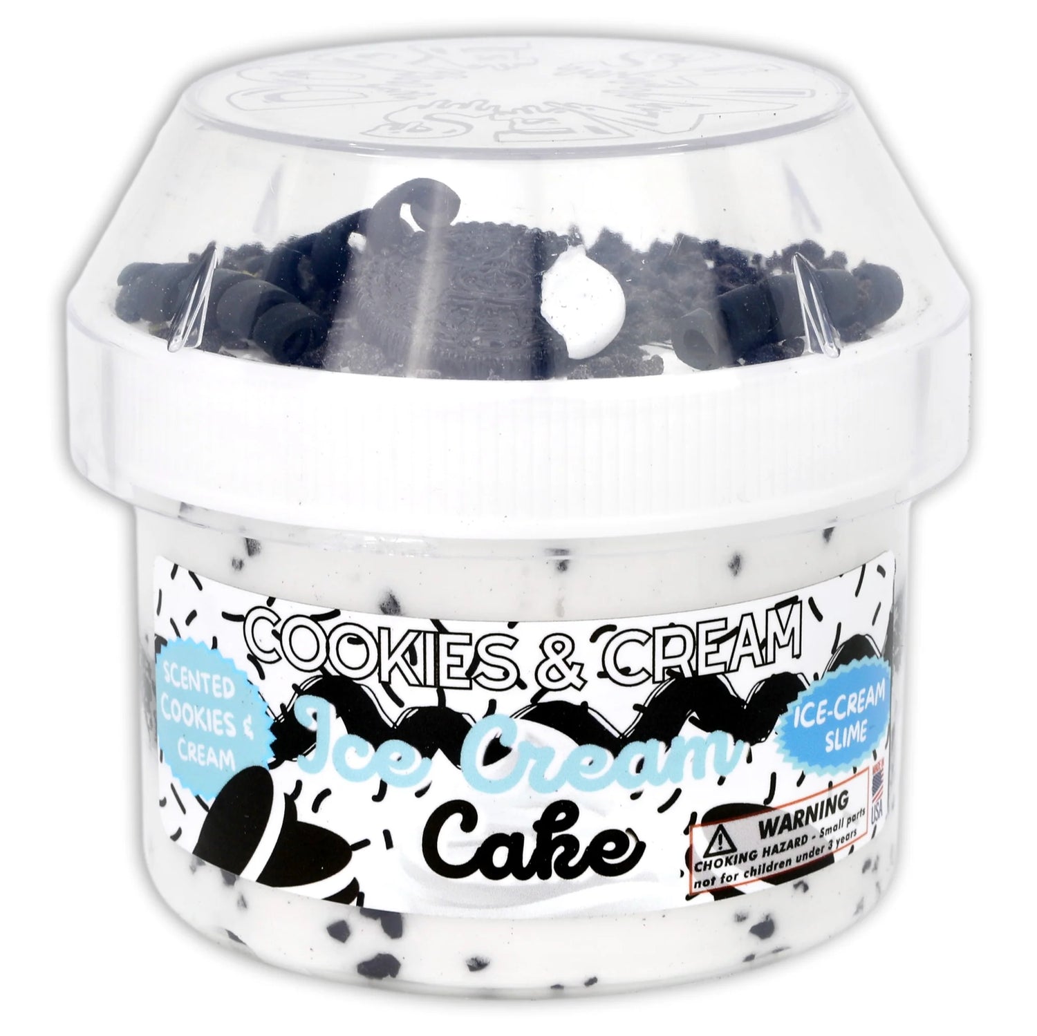 Cookies & Cream Ice Cream Cake Dope Slime