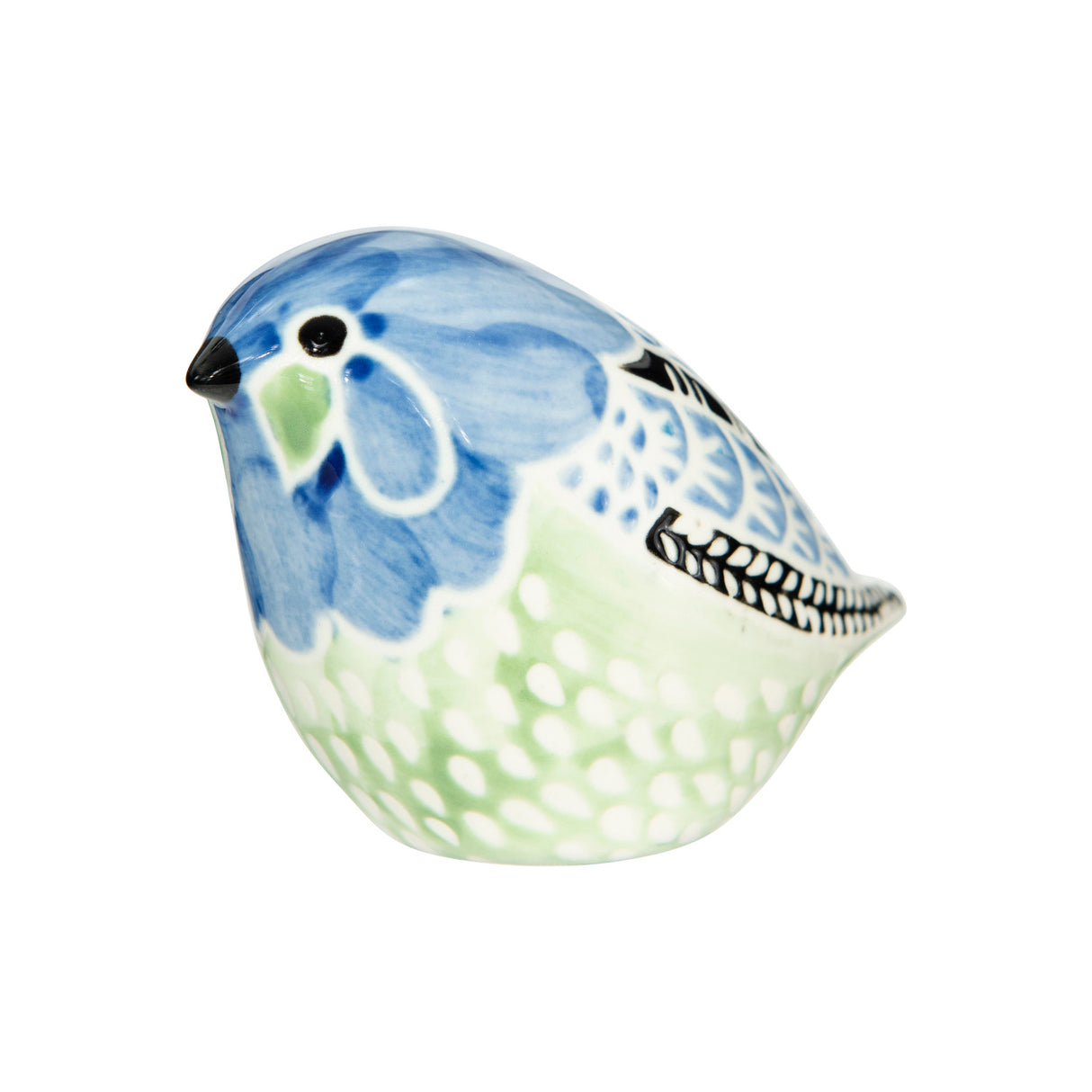 Hand-Painted Ceramic Bird Figurine