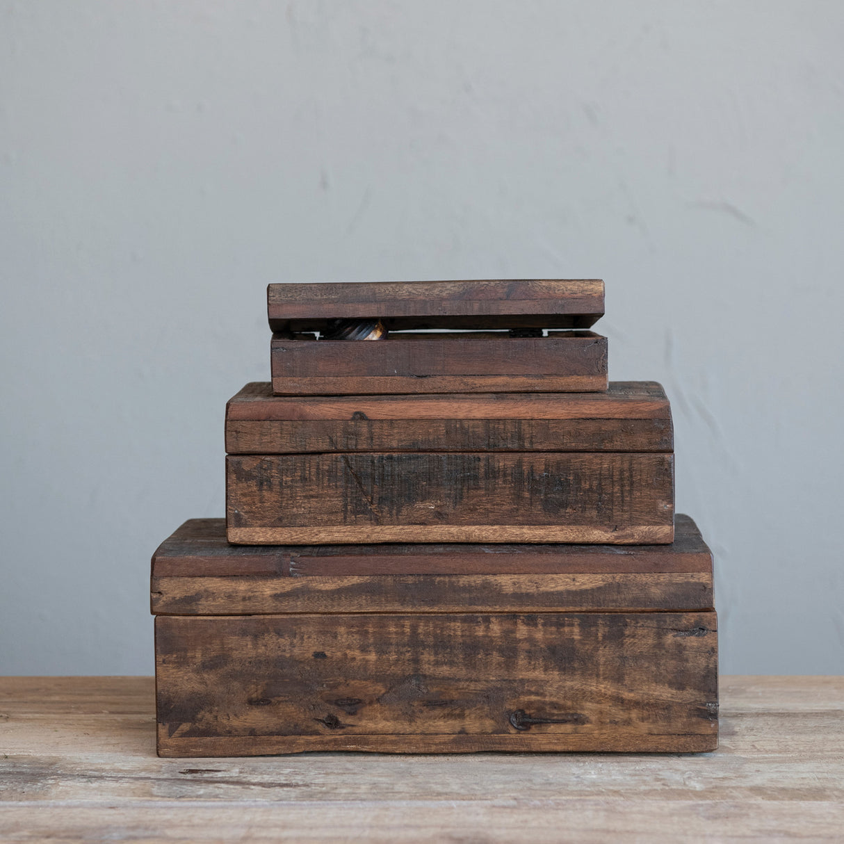 Reclaimed Wood Storage Box | 3 Sizes
