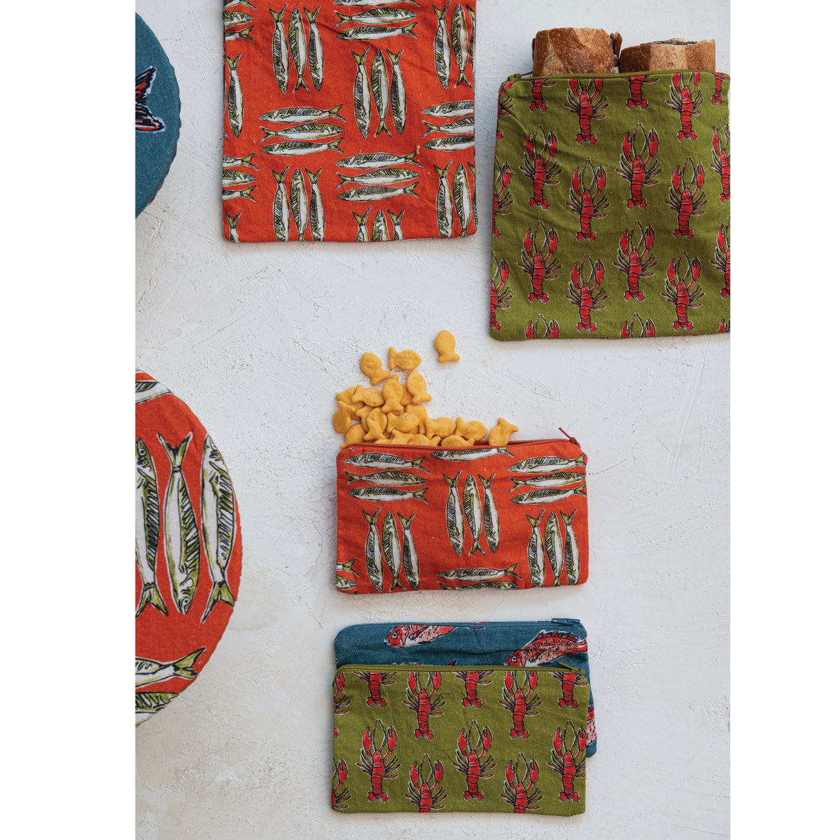 Sea Life Zip Food Storage Pouch