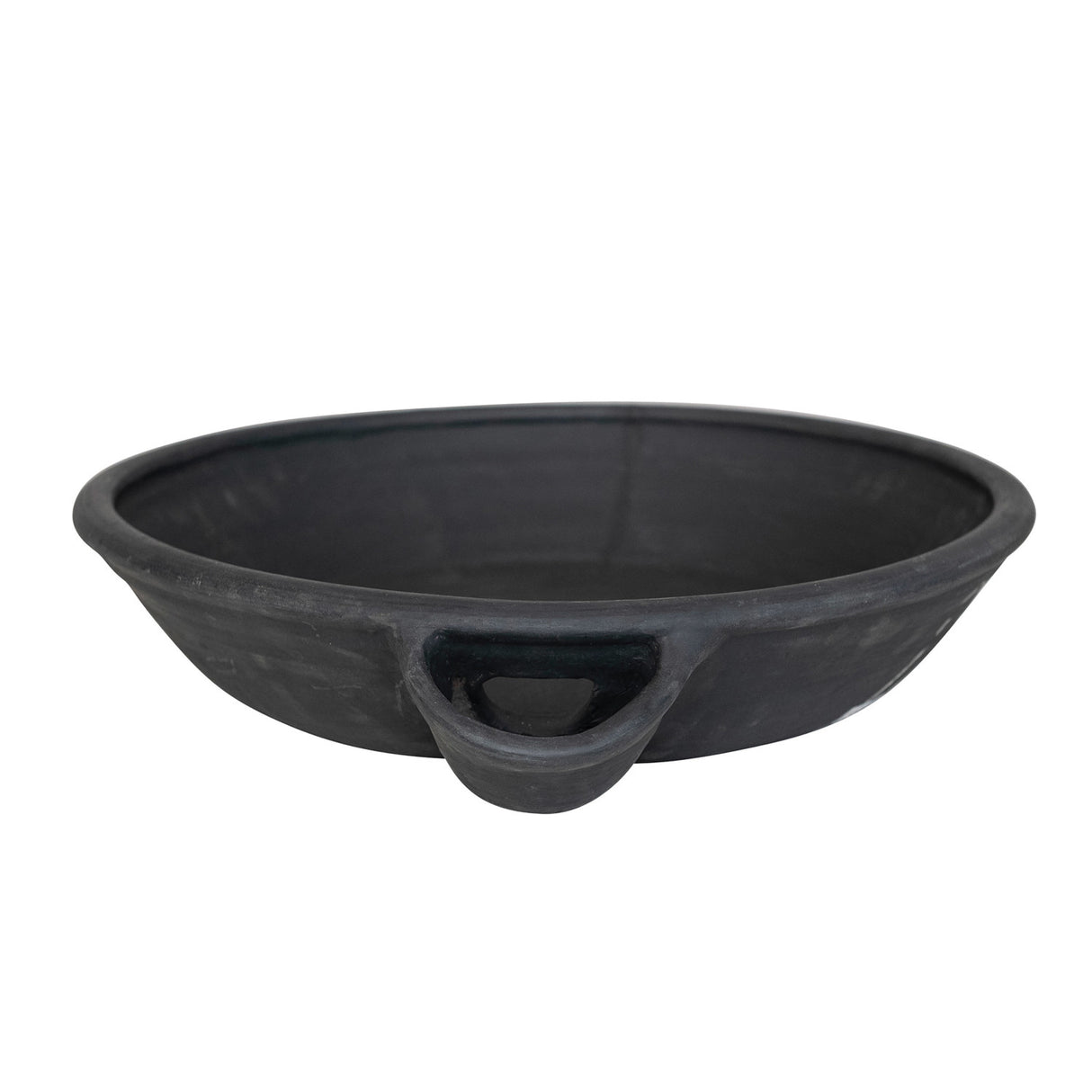 Vintage Inspired Black Clay Dahi Bowl