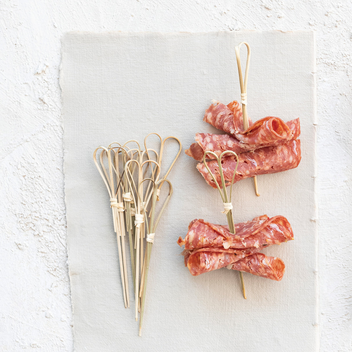 Bamboo Heart Handle Appetizer Skewers (Pack of 50)