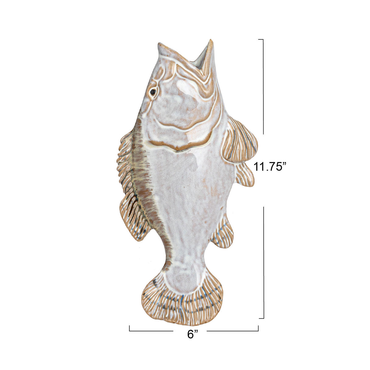 Ceramic Fish Wall Vase