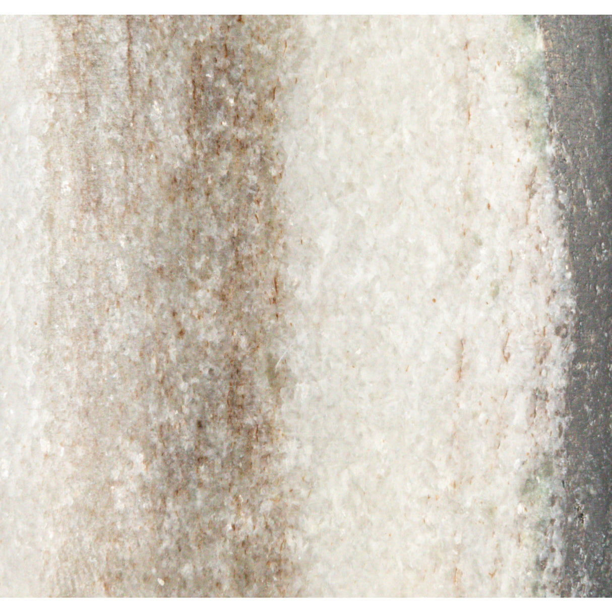 Marble Salt Cellar with Brass Spoon