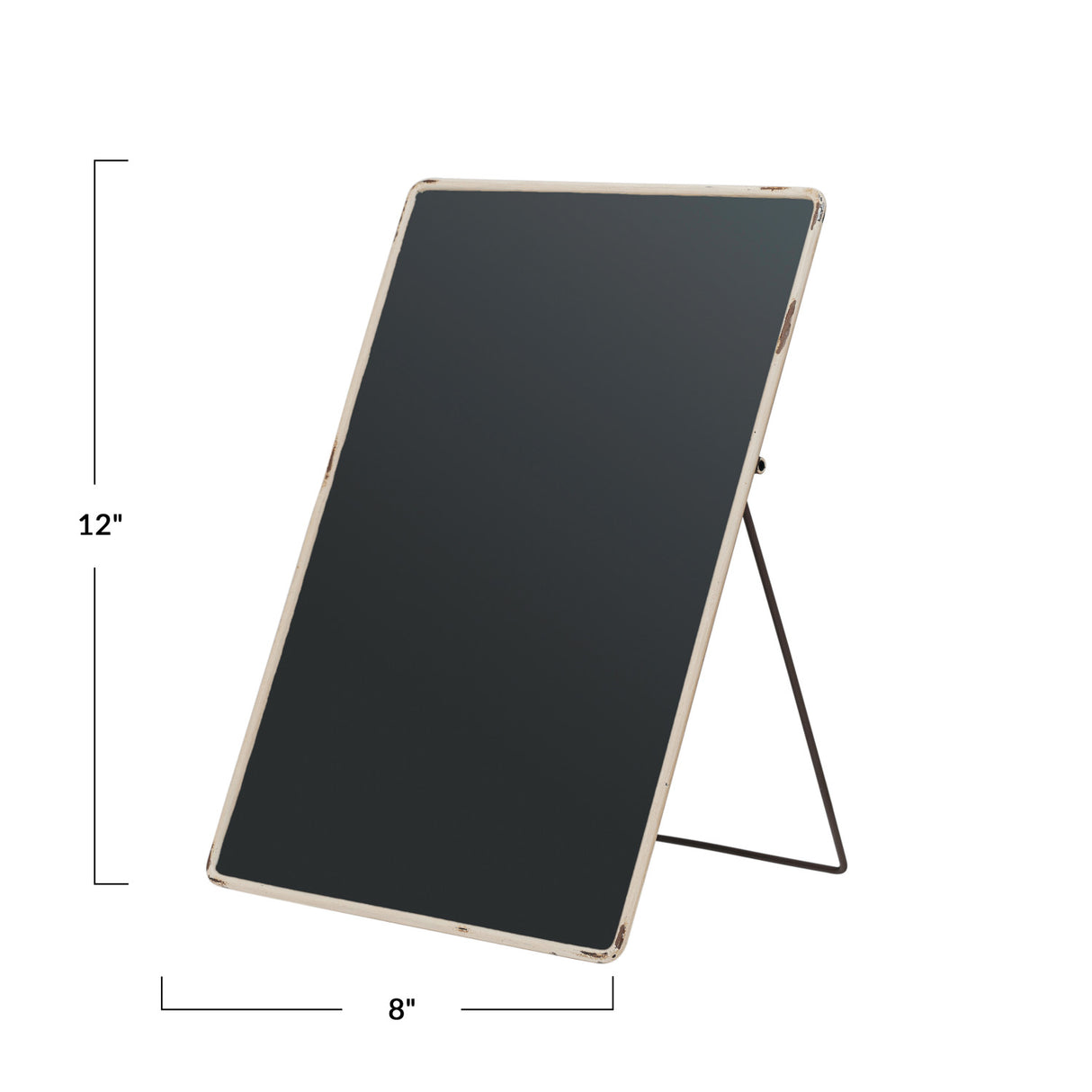 Metal Framed Magnetic Chalkboard with Easel