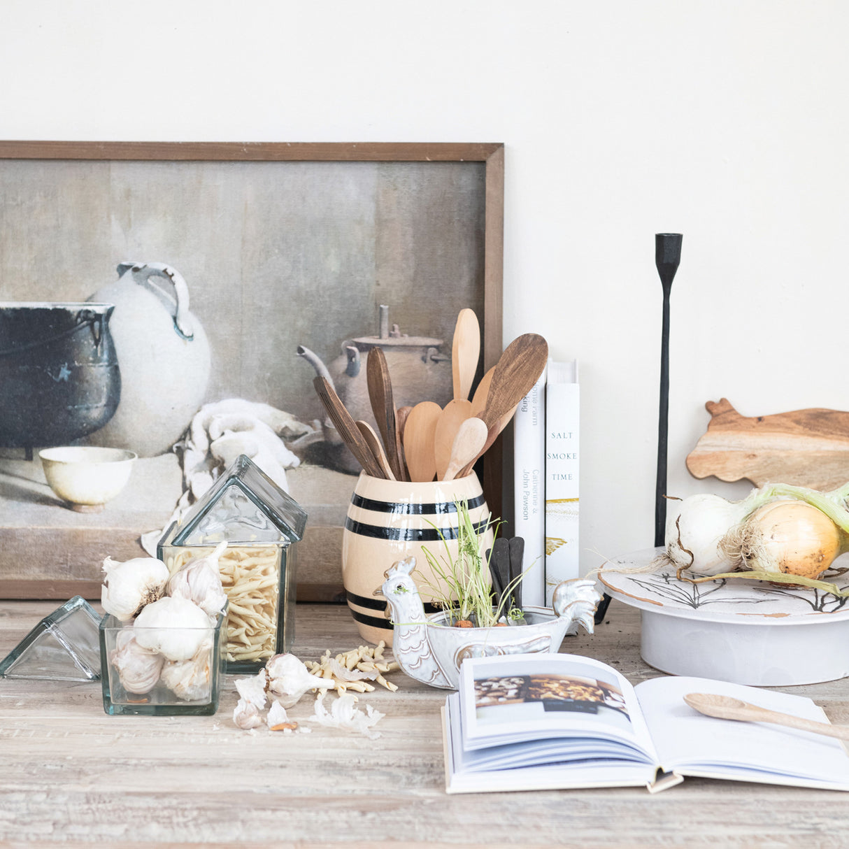 Recycled Glass House Shaped Storage Jar with Lid | 2 Sizes