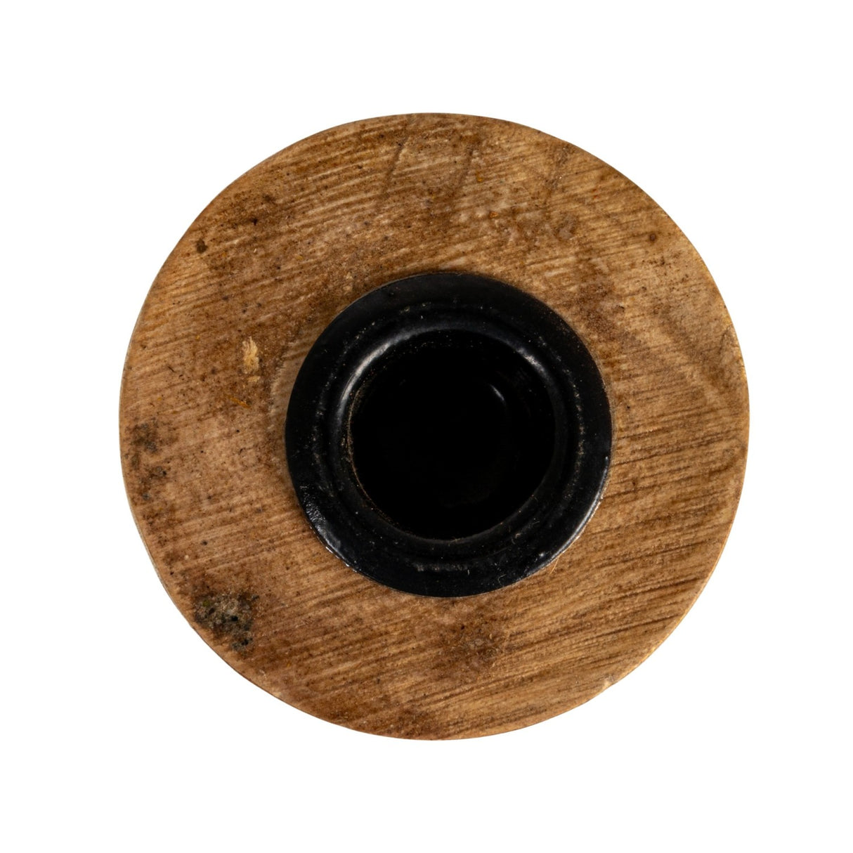 Hand-Carved Mango Wood Taper Candle Holder | 2 Sizes