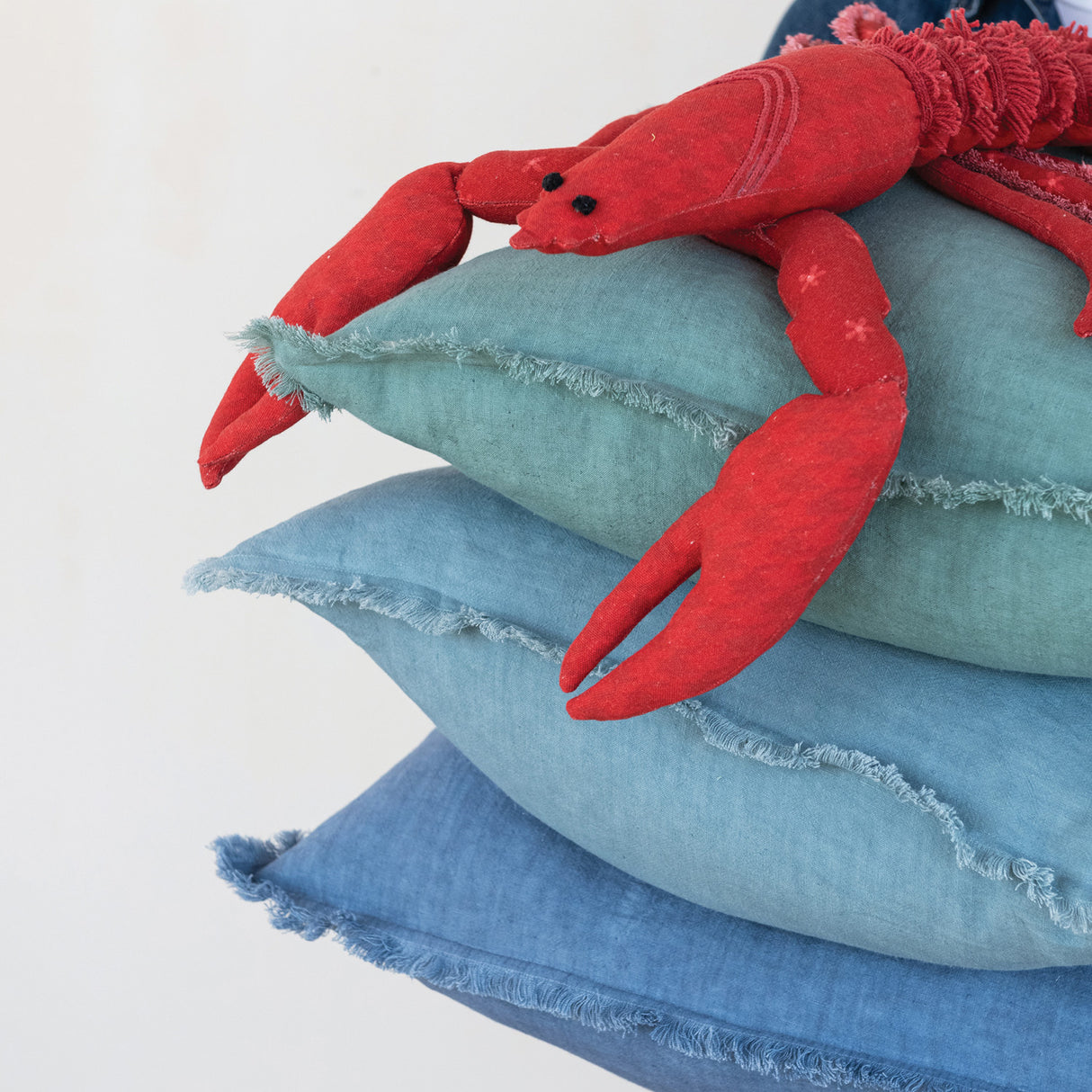 Lobster Shaped Accent Pillow