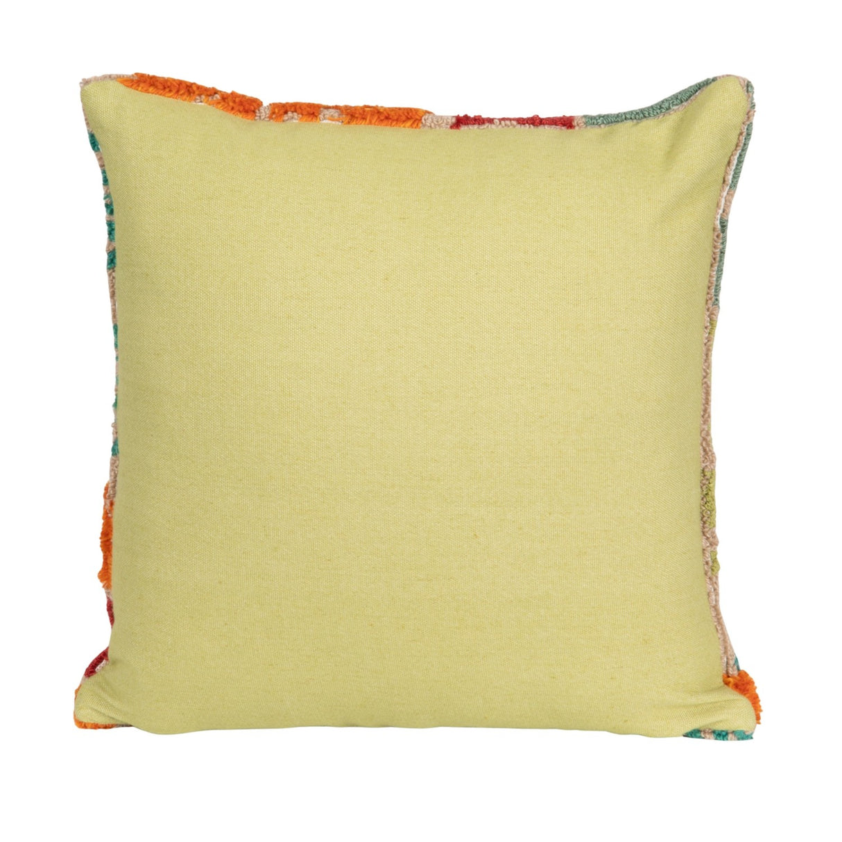 Vibrant Square Tufted Floral Throw Pillow | Indoor & Outdoor