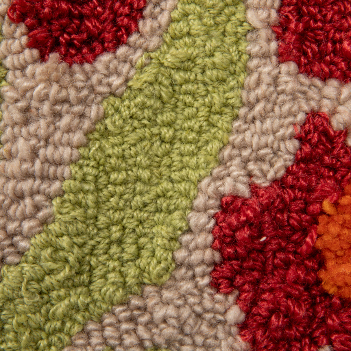 Vibrant Square Tufted Floral Throw Pillow | Indoor & Outdoor