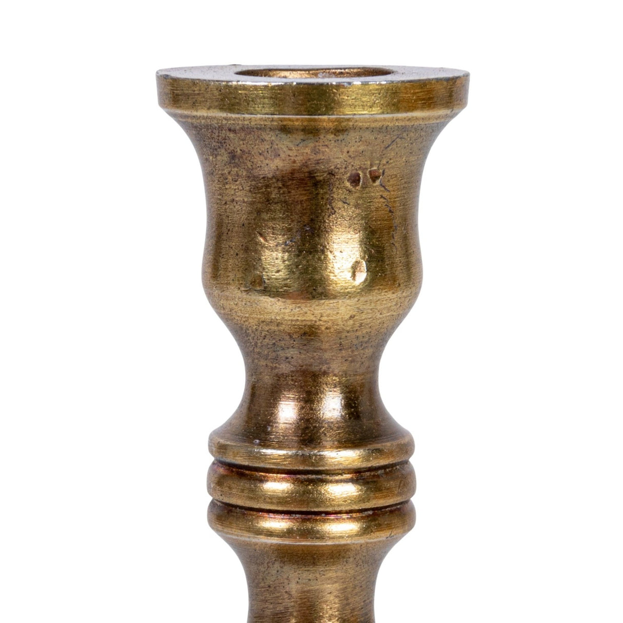 Antique Brass Mini Taper Candle Holder