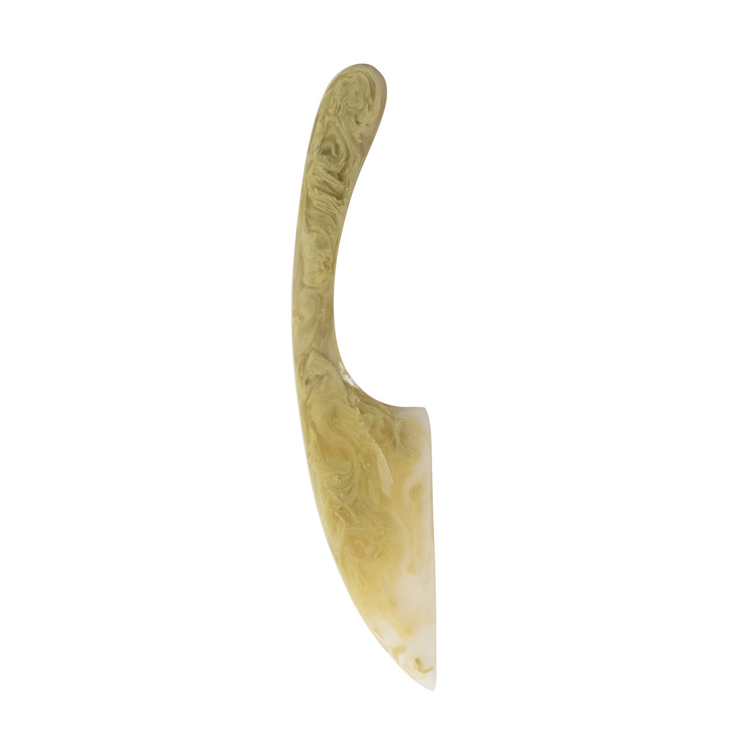 Green Marbled Resin Cheese Knife