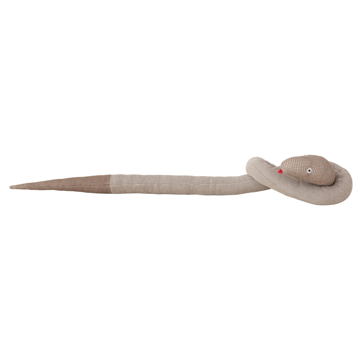 Cotton Snake Pillow with Red Tongue