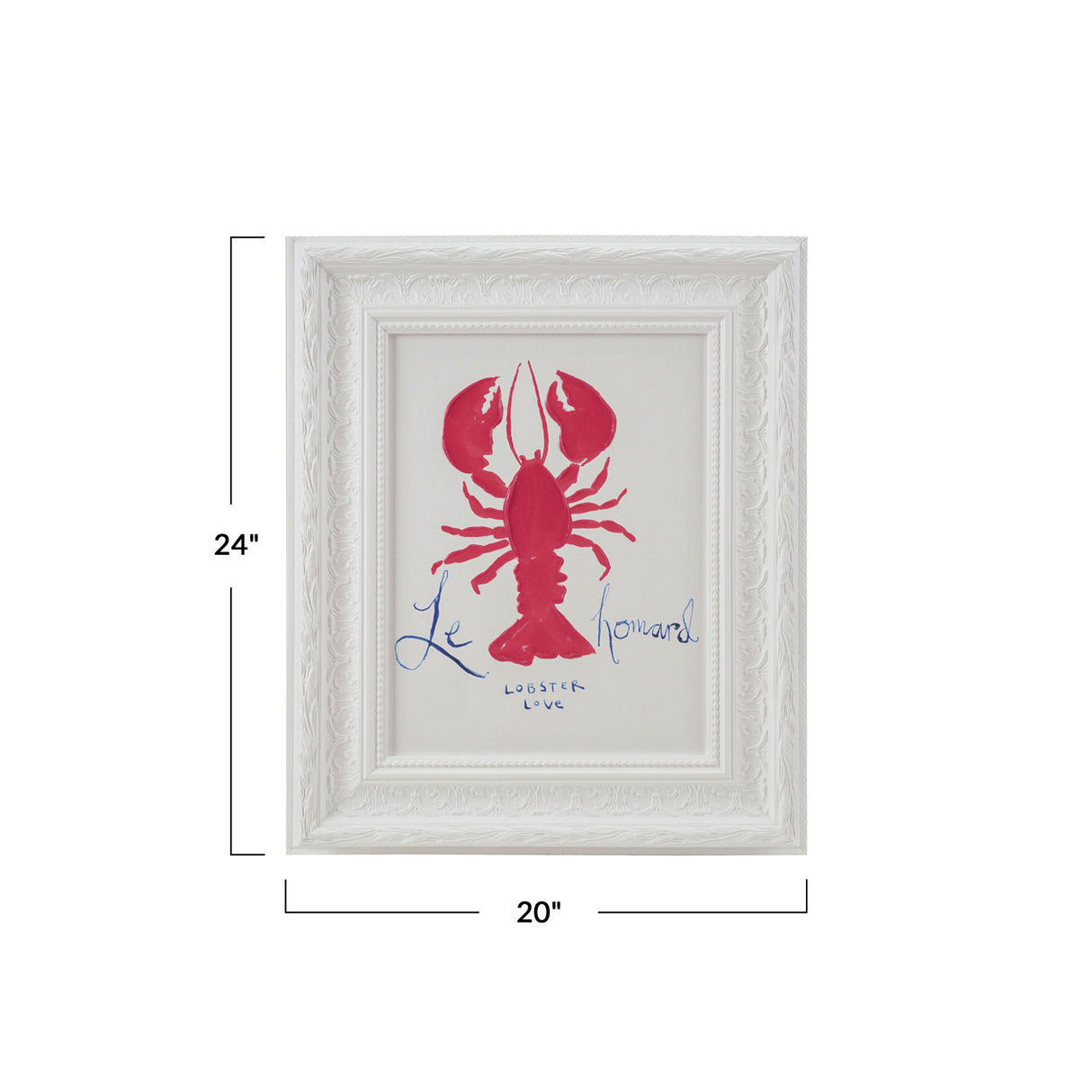 Le Homard Framed Lobster Wall Art