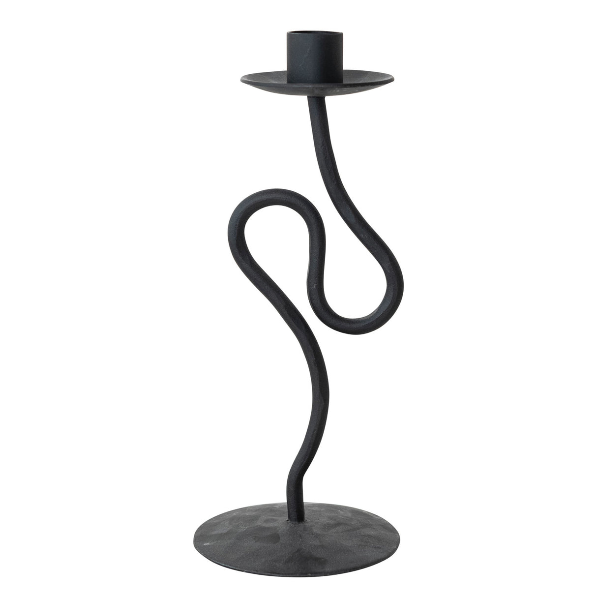 Hand-Forged Iron Taper Candle Holder