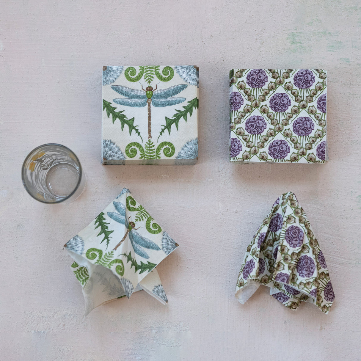 Botanical Bloom Cocktail Napkins (Set of 50)