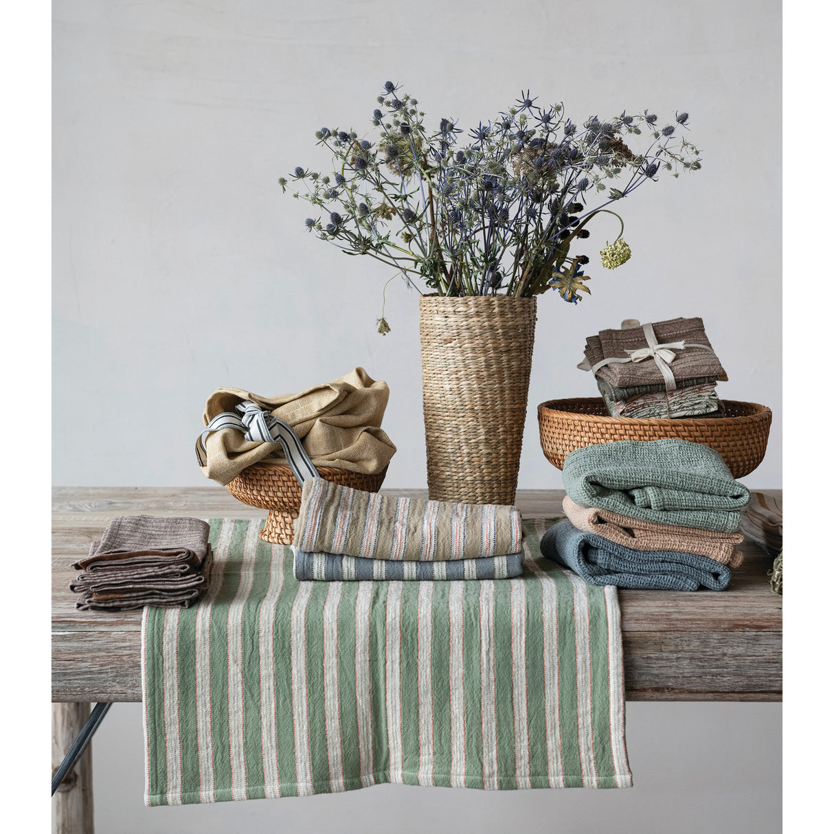 Waffle Weave Cotton Tea Towel