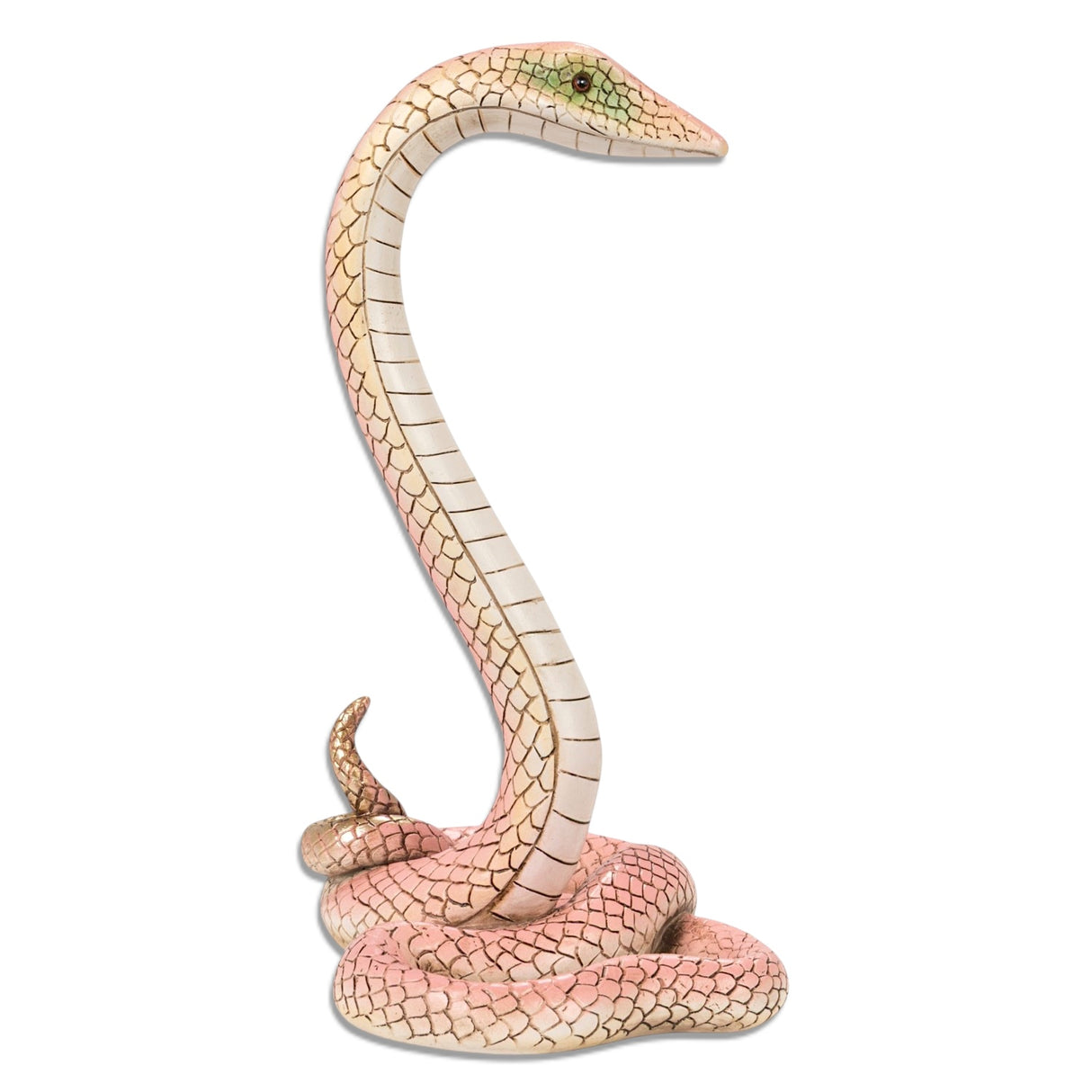 Pastel Coiled Resin Snake