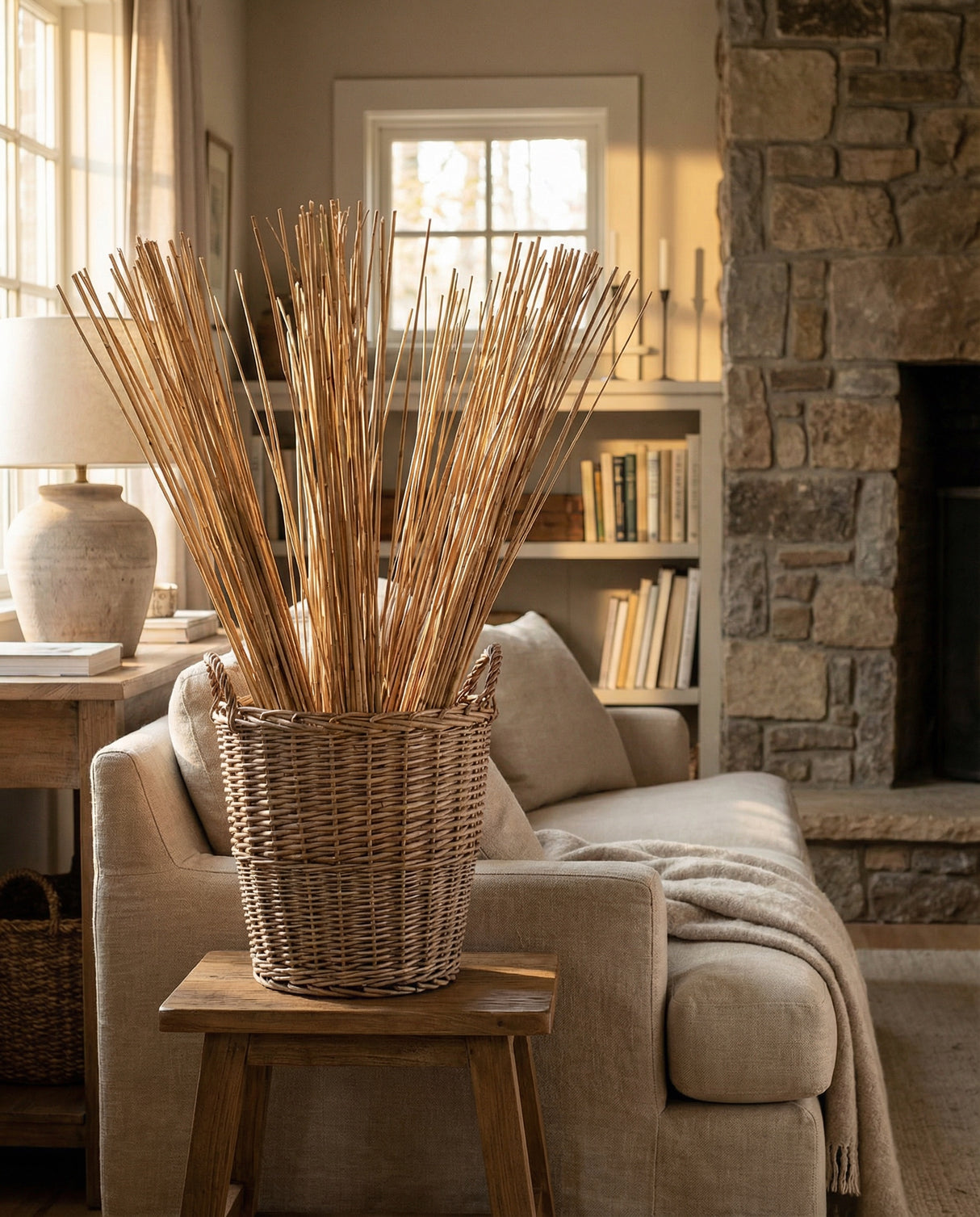 Dried Bamboo Botanical Cluster