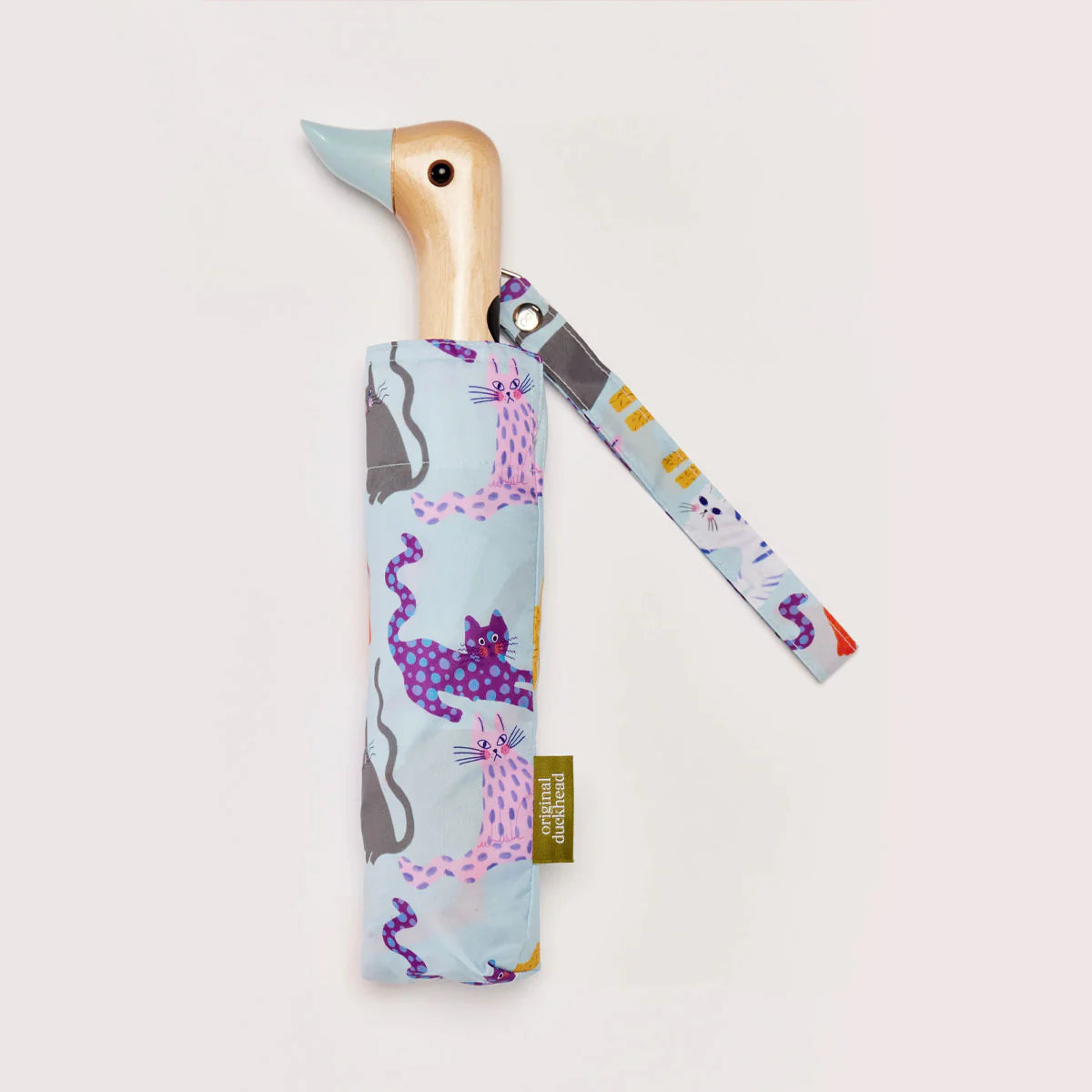 Original Duckhead Arty Cats Compact Umbrella