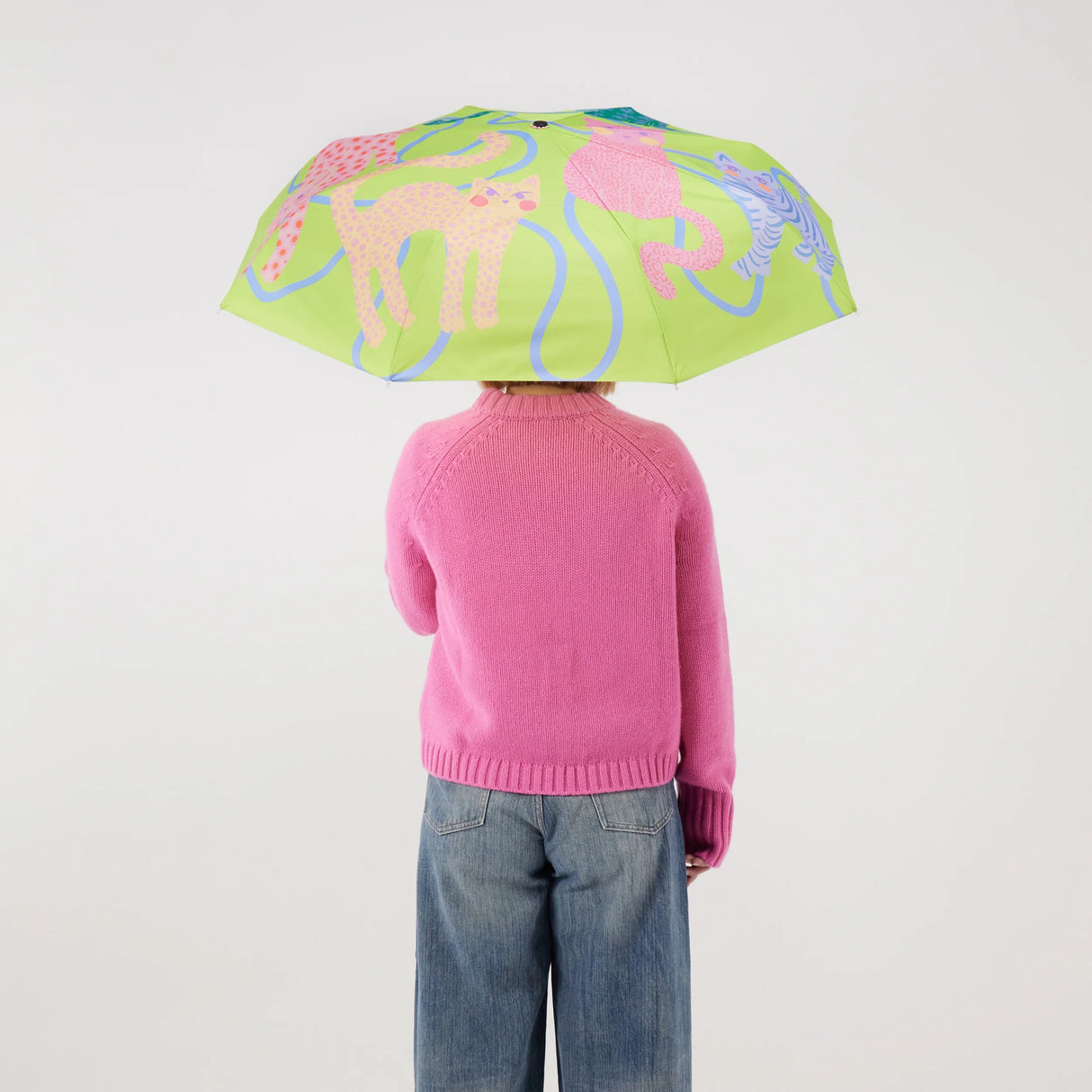 Original Duckhead Arty Cats Compact Umbrella