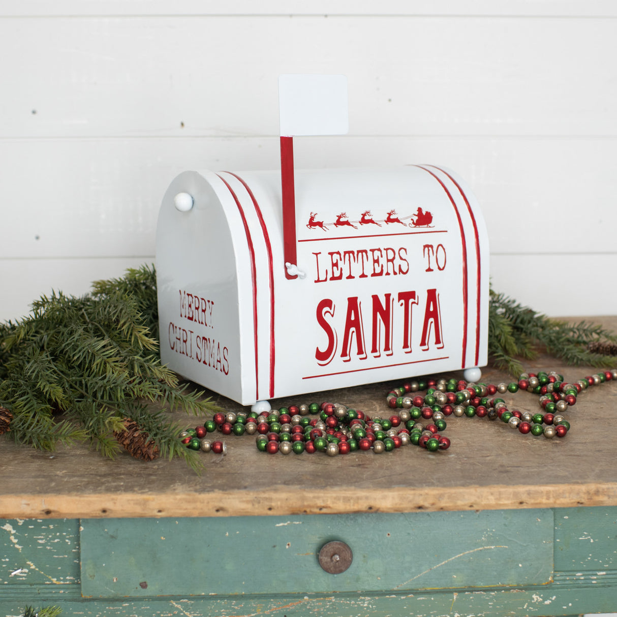 Letters to Santa Metal Mailbox