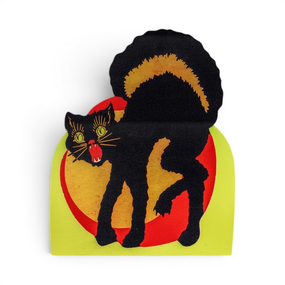 Retro Crazy Cat Metal Dummy Board Sign