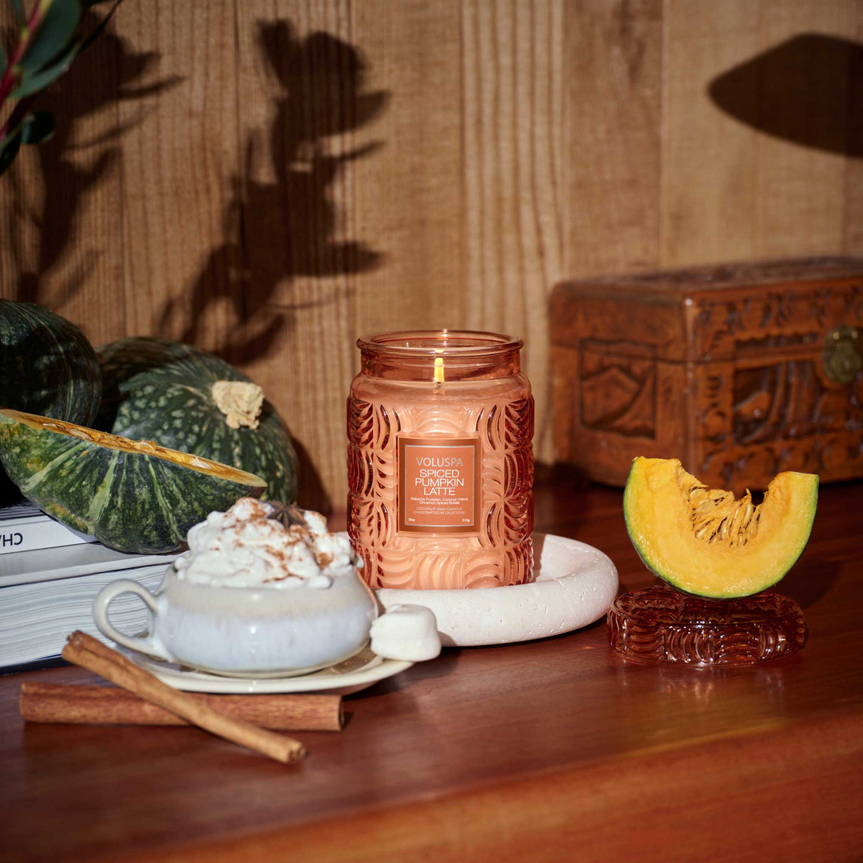 Spiced Pumpkin Latte Large Jar Candle | Voluspa