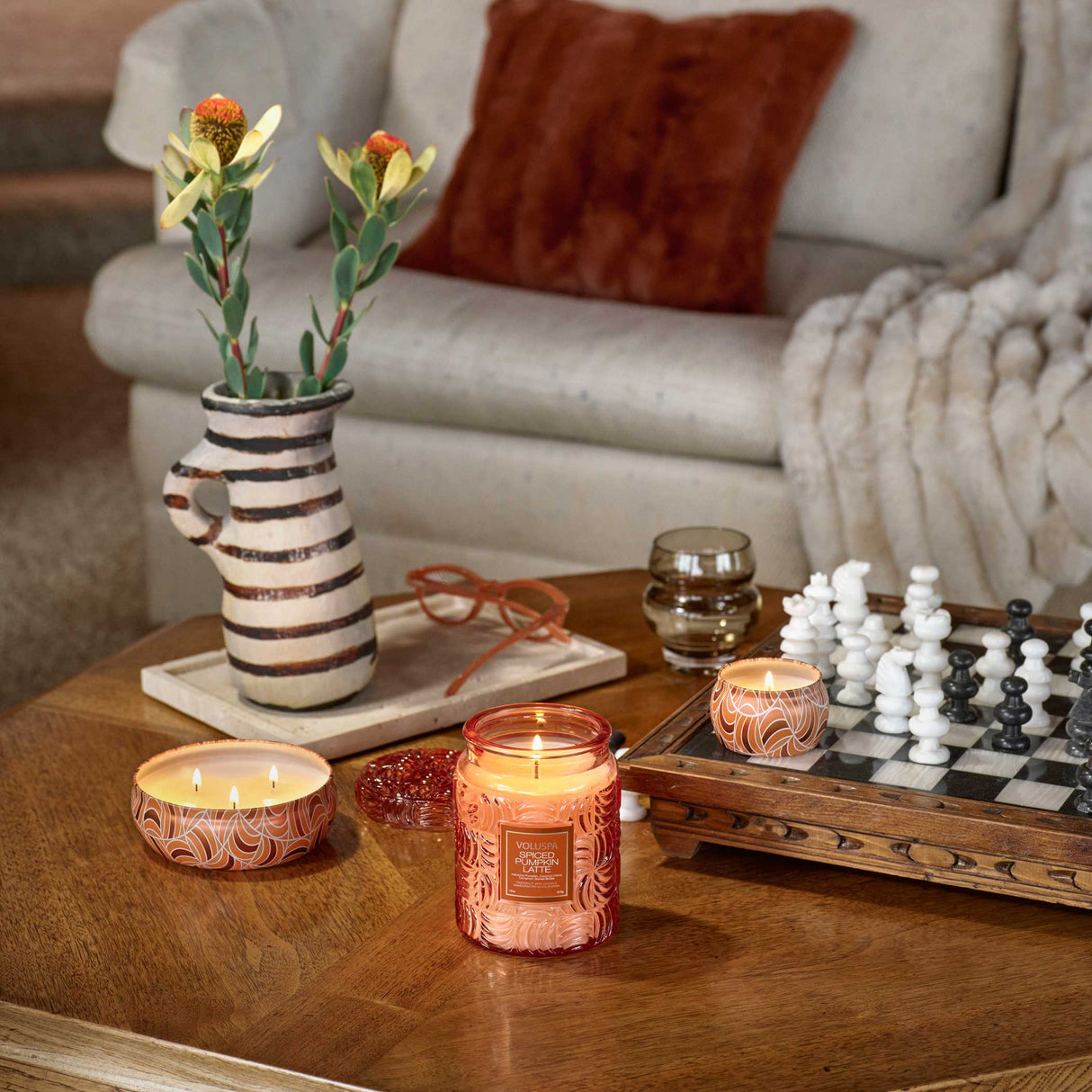 Spiced Pumpkin Latte Large Jar Candle | Voluspa