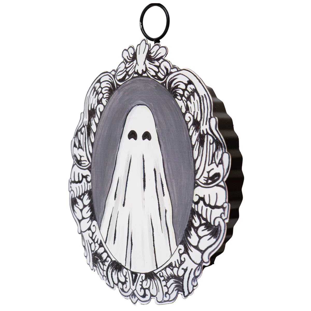 Baroque Ghost Metal Sign Hanger
