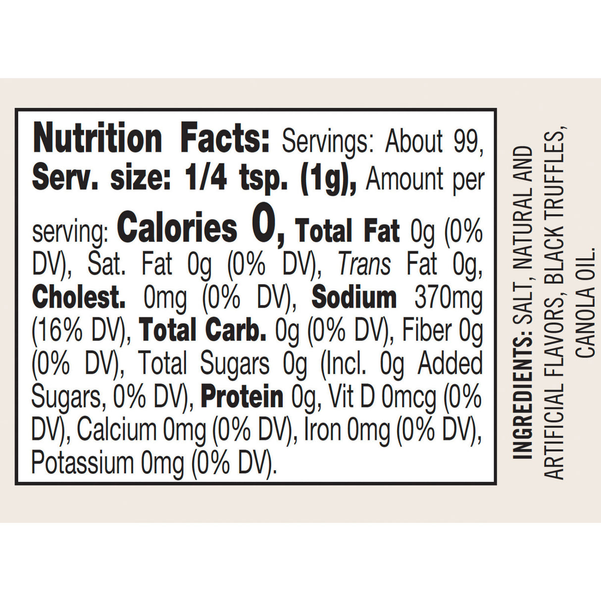 Coarse Black Truffle Sea Salt | Finch & Fennel