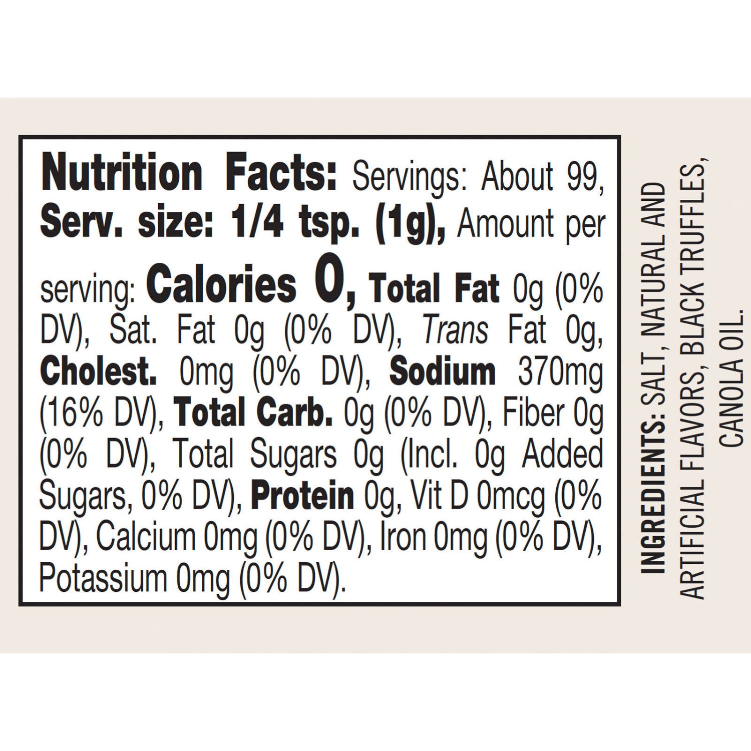 Coarse Black Truffle Sea Salt | Finch & Fennel