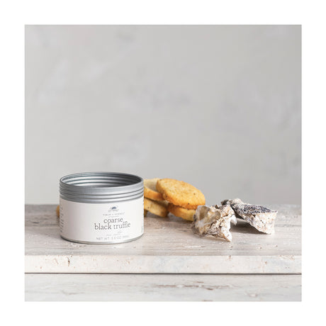 Coarse Black Truffle Sea Salt | Finch & Fennel